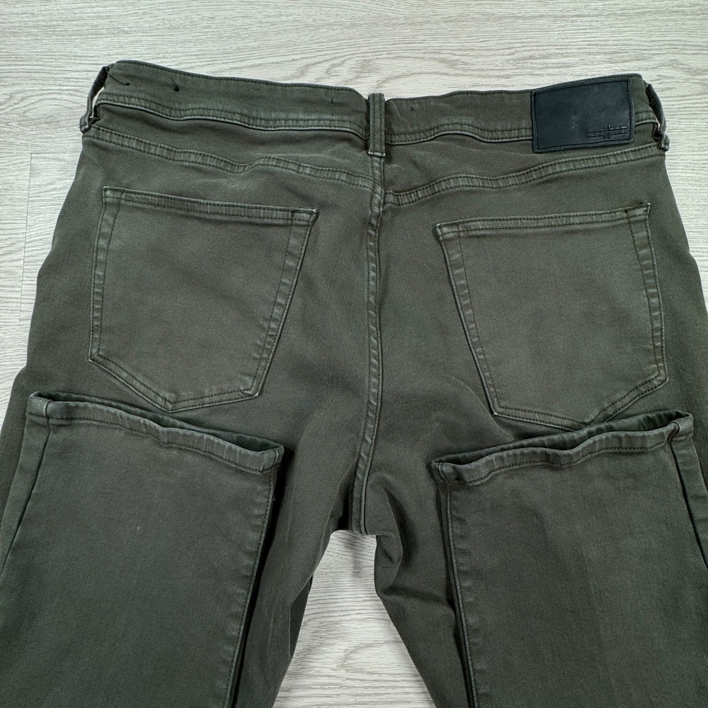 Liverpool Mens Pants Relaxed Straight Pistachio Green 36x30 Stretch Twill Casual - Picture 8 of 9